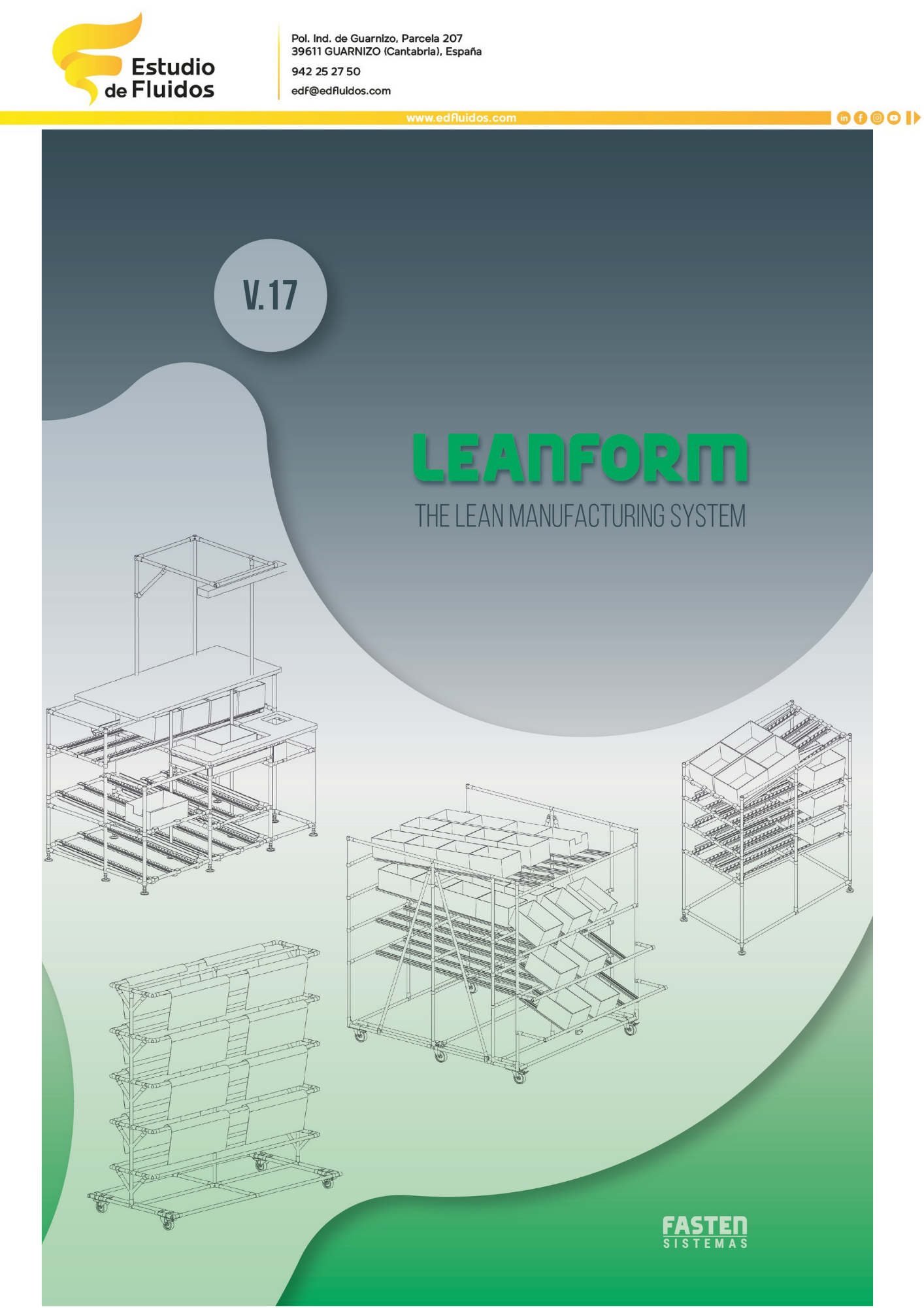 Portada catálogo fasten sistema lean manufacturing