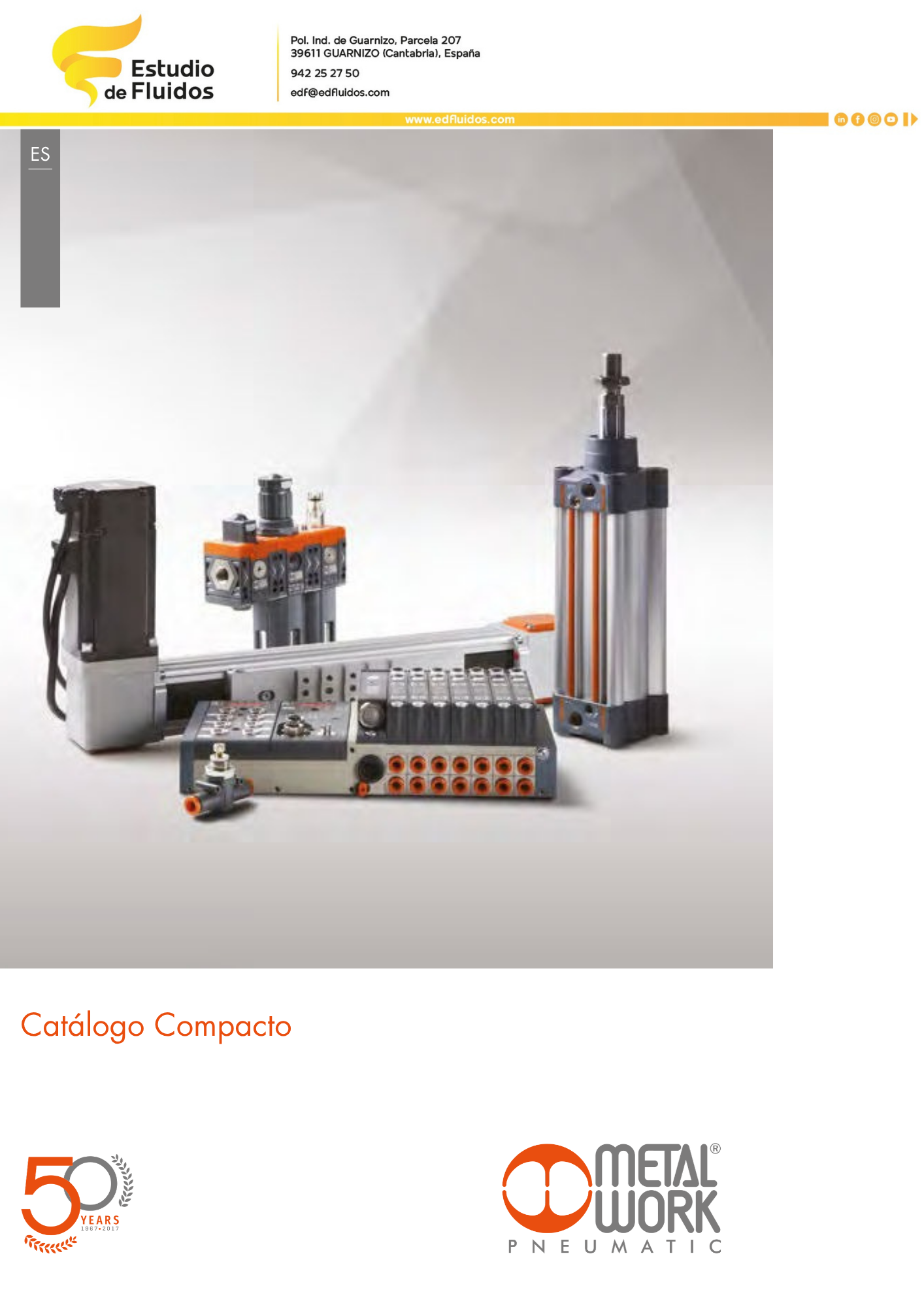 Portada catálogo metalwork neumática industrial