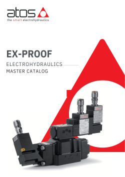 Portada catálogo atos sistemas electrohidráulicos ATEX
